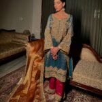 ✨ Frendy Silk Embroidered Readymade Suit Set ✨