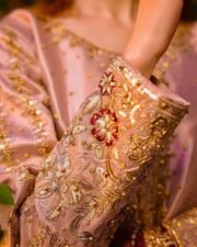 ✨ New Jimmy Choo Pakistani Suit Set with Contrast Plazo & Dupatta Work | L–XXL ✨ - Image 6