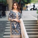 Heavy Faux Georgette Embroidered Suit Set with Jimmy Choo Dupatta – Fully Stitched Ready to Wear