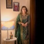 Hiba Khan Inspired Designer Pakistani Outfit with Heavy Work + Flared Palazzo & Dupatta (Free Shipping)