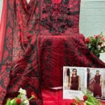 ALZOHAIB Pakistani Concept Cotton Suit Set with Heavy Patch Work & Chiffon Dupatta – New Launch (Free Shipping)