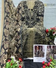 ALZOHAIB Pakistani Concept Cotton Suit Set with Heavy Patch Work & Chiffon Dupatta – New Launch (Free Shipping) - Image 4