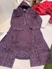 100% Original Pakistani Farshi Shalwar Set with Handwork & Cutwork in Modal Fabric – Premium Collection - Image 5