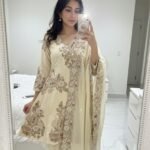 Fendy Fabric Embroidered Suit Set with Palazzo & Dupatta – Ready to Wear