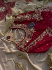 Fendy Fabric Embroidered Suit Set with Palazzo & Dupatta – Ready to Wear - Image 2