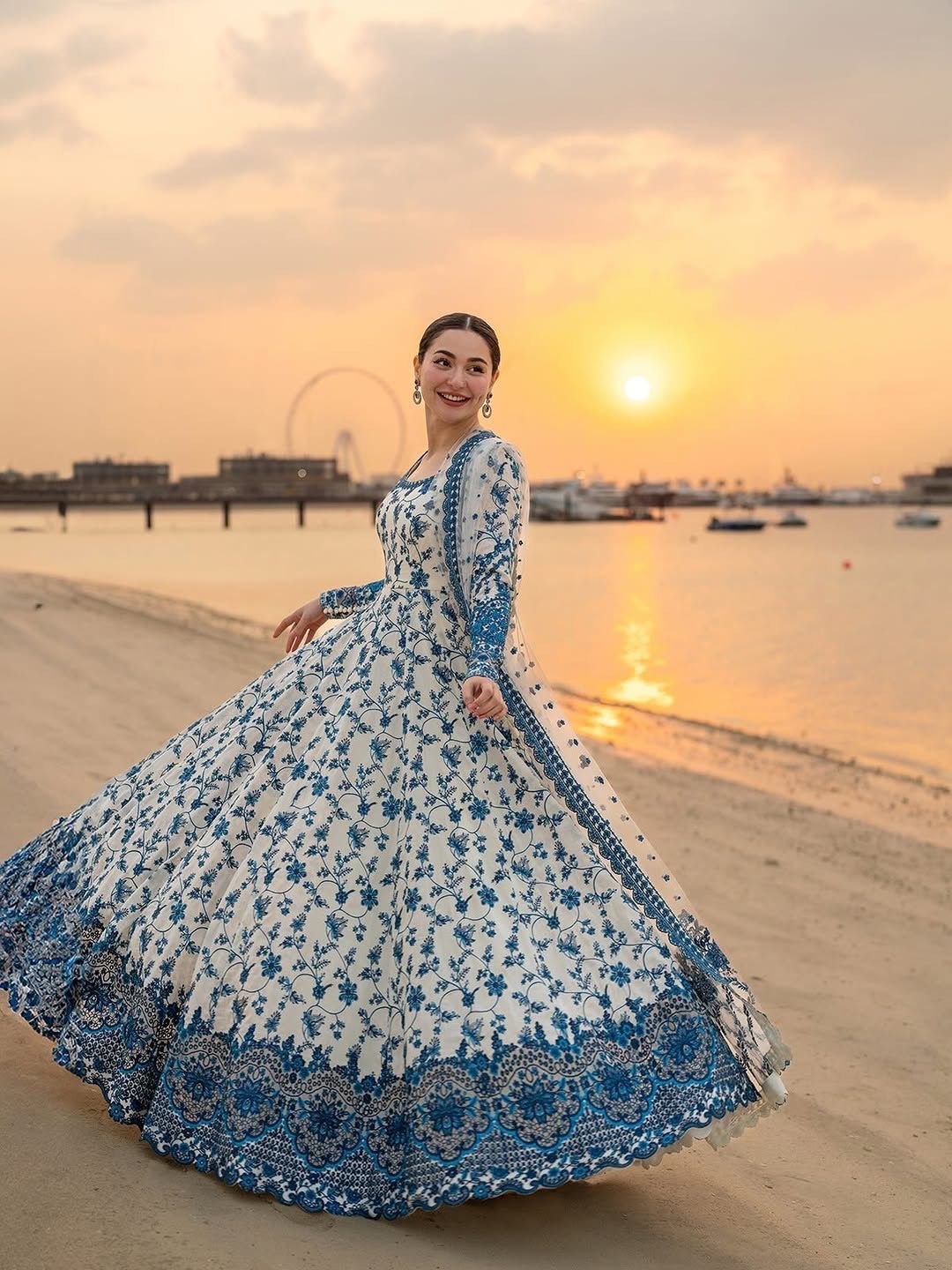 WhatsApp Image 2026-03-30 at 3.00.45 PM Heavy Embroidered Gown Set in Faux Georgette & Organza Silk with 3m Flair & Cutwork Dupatta – Ready to Wear - Image 1