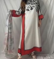 Elegance Malai Satin Digital Print Suit Set with Printed Chiffon Dupatta – Ready to Wear