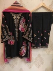 Viral Afghani Farshi Set in Pure Viscose Rayon with Heavy Embroidery & Muslin Dupatta – Ready to Wear - Image 4